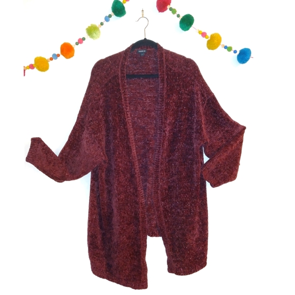 Torrid Soft Maroon Cardigan Size 3 - Picture 1 of 4